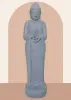  Product image 1 of the product “Standing Buddha made of Riverstone in Dharmachakra position - gesture of wheel of the teaching of Dharma. About 180cm height. ”